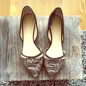 Ivanka Trump flats, snakeskin